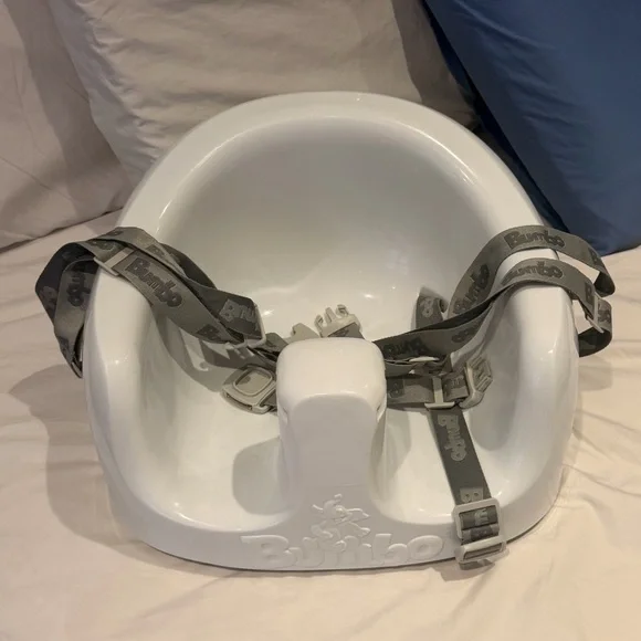 VGUC Baby Bumbo Pink and Cream Baby Seat with Detachable Tray and Safety Straps - Picture 14 of 16